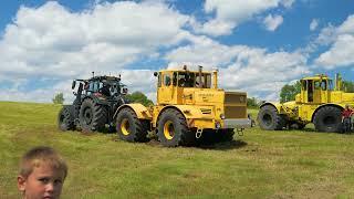  Kirovets K700A Tug of War VS Massey Ferguson VS Valtra  4K 60fps HDR (ULTRA HD) #kirovets #k700a