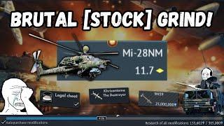 I HARASS my Enemies with [Stock] Top Tier 𝐌𝐎𝐍𝐒𝐓𝐀(Don't judge me...) | Mi-28NM Grind Experience