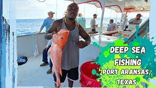 Texas Gulf Deep Sea Fishing | What to Expect First Deep Sea Fishing Fisherman's Wharf Port Aransas