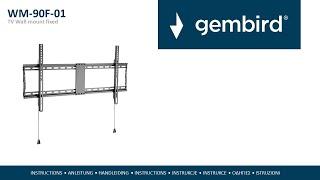 Gembird WM-90F-01 installation instructions