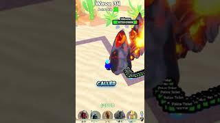 Volcanic Titan is CRAZY in Toilet Tower Defense on Roblox #roblox #toilettowerdefense #volcanictitan