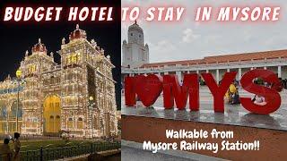 Budget stay in Mysore | Just 2 minutes from Mysore Railway Station | HOTEL MAYURA HOYSALA #kstdc