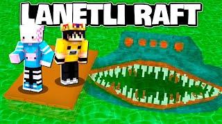 LANETLİ RAFT BAŞLADI!! | Minecraft Lanetli Raft Survival #1