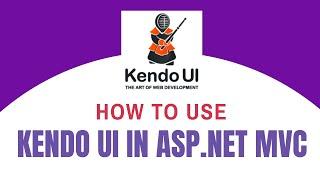 How to use Kendo UI Library in ASP.Net MVC Project