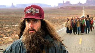 Forrest Gump runs across America for 1170 days and 16 hours