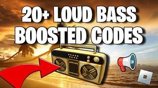 20+ Loud Bass Boosted Roblox Codes/IDS (WORKING 2024)