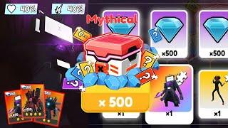 500 Mythical Chest Opening│[Wkly]Skibidi Toilet Battle│Hapeto