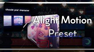 Choose Your Character Preset for Alight Motion // Just the intro