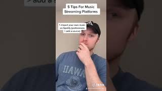 5 Tips for Music Streaming Platforms | Millennial Moderator | TikTok | Spotify Tips