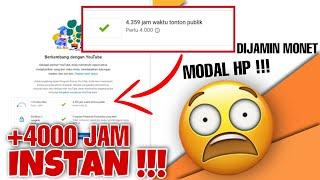 4000 JAM TAYANG DALAM SATU MINGGU !!! - Cara Menambah JAM TAYANG Di YouTube Dengan Cepat