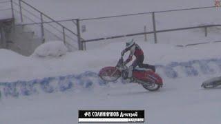 Ice speedway crashes. Big crash Dmitry Solyannikov | Russian Cup. 5 stage, Vyatskie Polyany