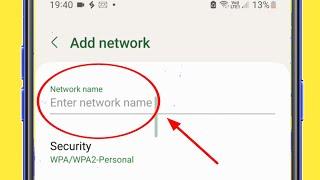 Enter Network Name Kya Hota hai | What is Enter Network Name in Wi-Fi Add network