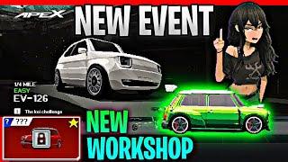 APEX RACER - NEW MINI IS FAST !!! WORKSHOP BUILD WITH TUNE || EV-126 EVENT WALKTHROUGH