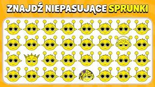  Znajdź Niepasujące Emoji - Edycja Sprunki Incredibox  | Quiz Pszczoła