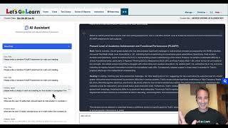 AI-Powered PLAAFP Writing: Transforming Special Ed with Let's Go Learn!