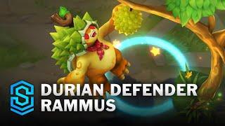 Durian Defender Rammus Skin Spotlight - Pre-Release - PBE Preview - League of Legends