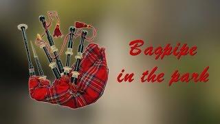 Bagpipe in the park
