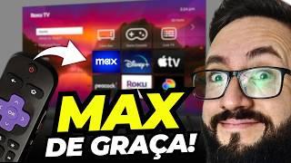 NOVA PROMOÇÃO DA ROKU OFERECE MAX (hbo max) DE GRAÇA!