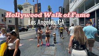 Hollywood Boulevard Walking Tour - Los Angeles, California (4k Ultra HD 60fps)