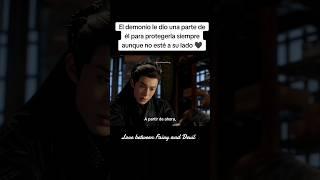 La forma en que él empieza a amarla ️ #dylanwang #estheryu #lovebetweenfairyanddevil #cdramas