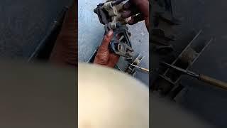 @Tvs rear brake dispad kaise nikal na he##