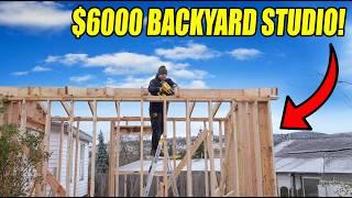 Roof Framing My ULTIMATE Backyard Studio!