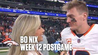 Bo Nix speaks about making adjustments and the chemistry he's developed with Cortland Sutton