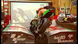 Moto Trainer with SG Platform 5 DOF. Motorbike simulator, Simulateur moto, Simulador de moto