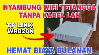 CARA PARALEL WIFI TANPA KABEL LAN , MEMPERLUAS JARINGAN WIFI MENGUATKAN WIFI YG LEMAH MODE EXTENDER