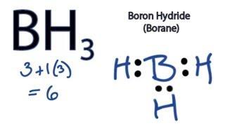 BH3 Lewis Structure - How to Draw the Lewis Structure for BH3