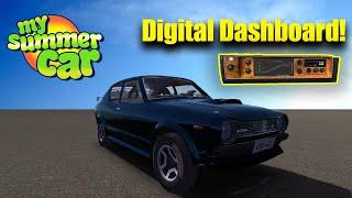 Digital Dashboard - I put a digital dashboard on SATSUMA! - My Summer Car