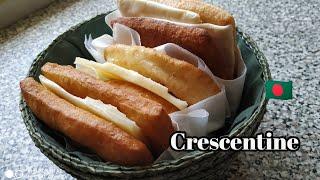 Crescentine Recipe, Bangla language tutorial.