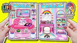 Toca Life World Quiet Book#62 Unicorn House In Quiet Book