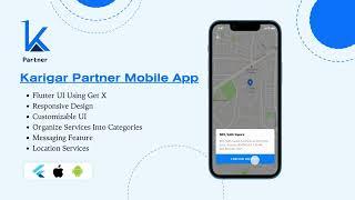 Karigar Partner: On-Demand Home Service Provider App | Flutter GetX Mobile Template