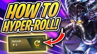 How to GET EASY WINS in TFT! Hyper-Rolling Strategy | Teamfight Tactics | LoL Auto Chess