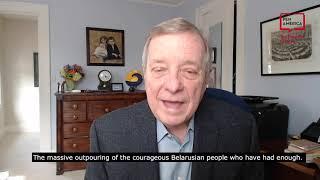 Sen. Durbin speaks out on behalf of pro-democracy demonstrators in Belarus