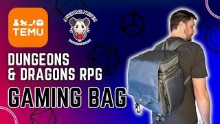 TEMU RPG Bag Unboxing & Review: Perfect Storage for Dungeons and Dragons and other Roleplaying Games