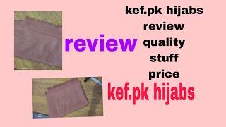 Where to Buy Hijabs Online | Kef.pk Hijabs Review