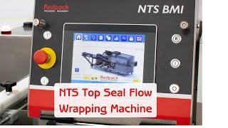 Redpack NTS Flow Wrap Machine in action