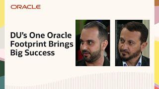 Oracle TV CloudWorld 2024: DU Defeats Competition with OCI and Fusion Apps