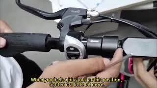 How to adjust handlebar of M4 Pro