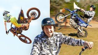 Battles At The Goat Farm | Hucks New Custom Pitbike Build!