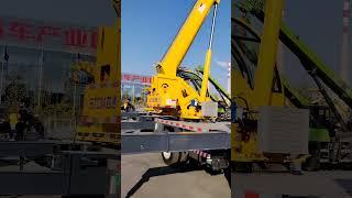 Automatic 8-ton blue-plate crane, Foton Auman chassis, 151 horsepower, ZF gearbox, two-ton boom lift