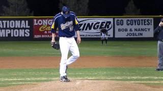 Bryan Harper LHP Break Dances On The Mound College Of Southern Nevada