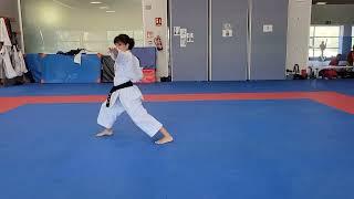 Sandra Sánchez. Karate Training kata