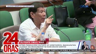 Duterte, inaming nagkaroon siya ng Davao Death Squad na mga mayayamang negosyanteng... | 24 Oras