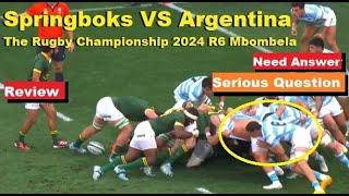 Review: Springboks VS Argentina G2 TRC Mbombela 2024, Reactions, Analysis & Recap