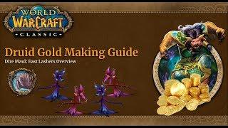 Dire Maul: East Druid Gold Farming - Classic WoW