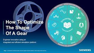 How To Optimize The Shape Of A Gear With NX Topology Optimization