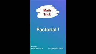 Factorial Function #Shorts